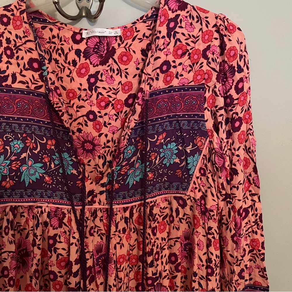 Boho Floral Dress - image 3